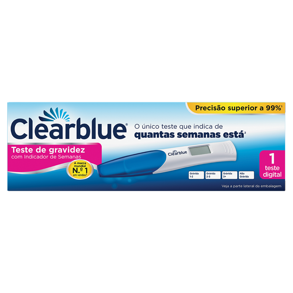 Teste de Gravidez Clearblue 2 Unidades